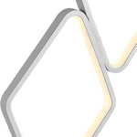 Modern Metal Square Stacked Led Floor Lamp