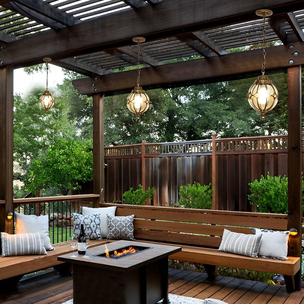 Ball American Style Outdoor Pendant Light Ha084368