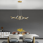Wave Strip Twisted Creative Pendant Light Ha081811