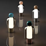 Humanoid Accent Table Lamp Battery Operated Led
