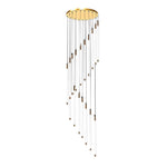 Spiral Duplex Staircase Chandelier Ha085056