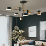 Modern 4 6 8 Light Led Dimmable Sputnik Chandelier