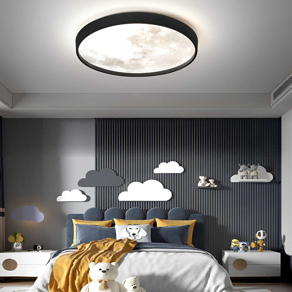 Creative Moon Modern Flush Mount Lighting Li002176