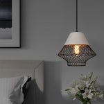 Cement Iron Cage Retro Pendant Light Li002289