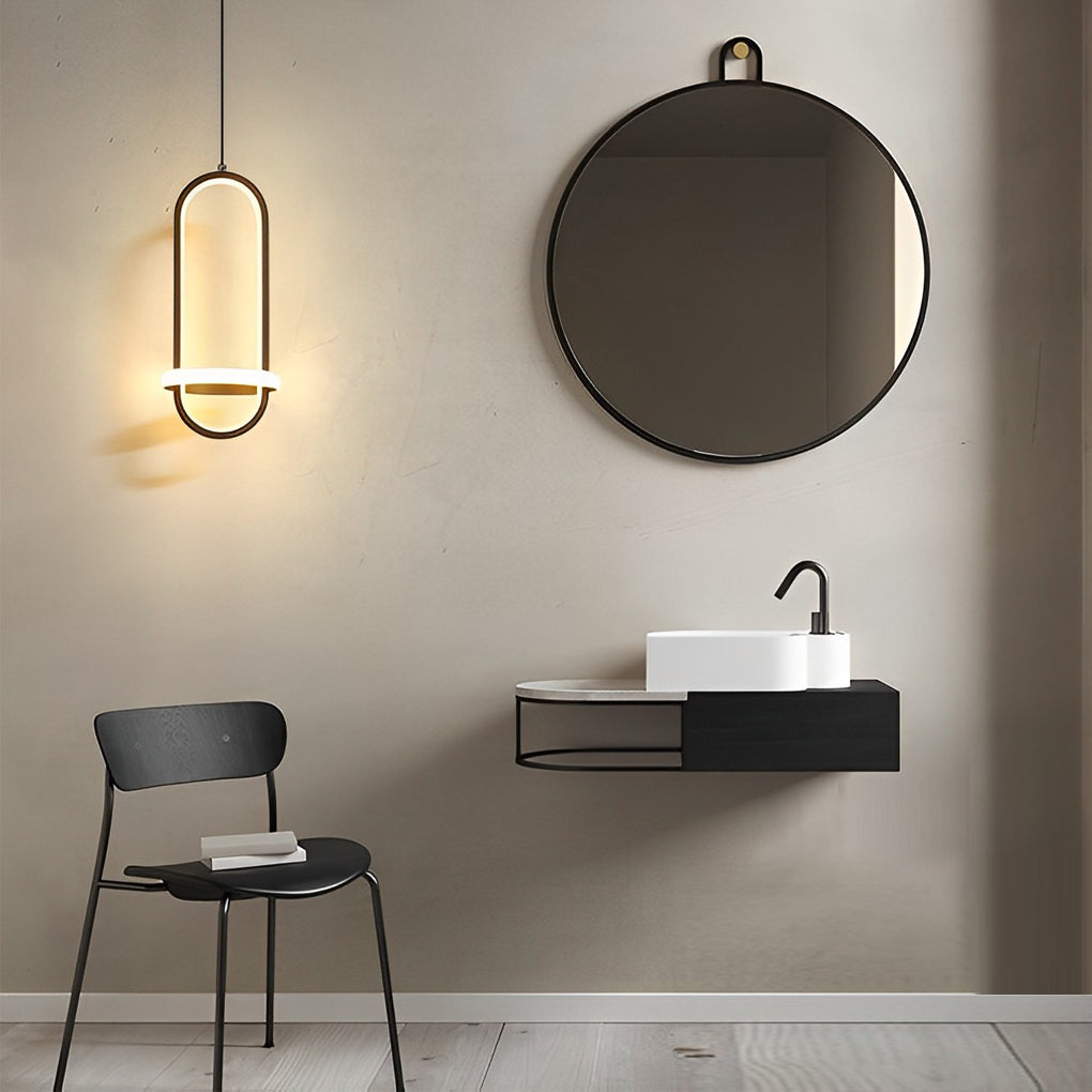 Round Creative Led Nordic Pendant Light Ha084561