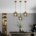 Glass Metal Nordic Kitchen Island Lighting Li002153