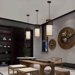 Artisan Bamboo LED Pendant Light – Handwoven Minimalist Hanging Lamp for Modern Interiors