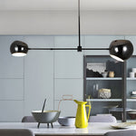 Geometric Linear Electroplating Chandelier Hanging Ceiling Lights