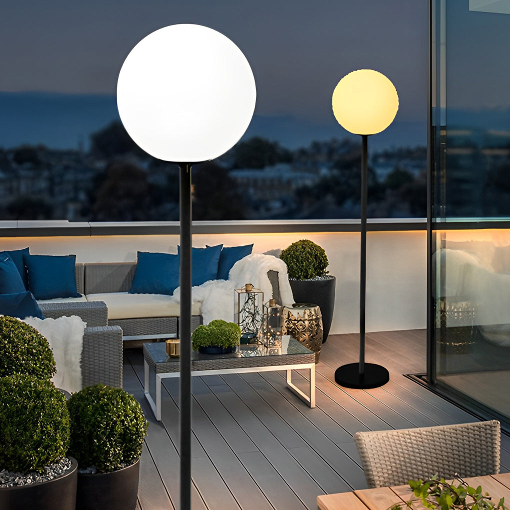 App Control Rgb 16 Color Led Globe Floor Lamp