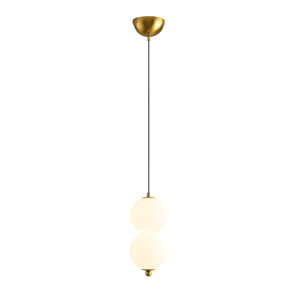 Modern Round String Vertical Balls Pendant Lamp Dimmable Led Chandelier