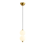 Modern Round String Vertical Balls Pendant Lamp Dimmable Led Chandelier
