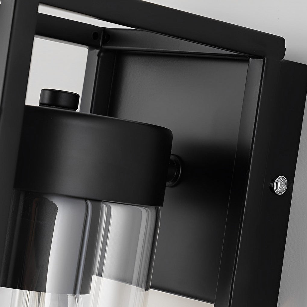 Rectangular Black Wall Lamp Ha077812