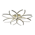 Led Flush Mount Flower Shaped Acrylic Ceiling Light White Gray Ceiling Lighting Fixture For Living Room
