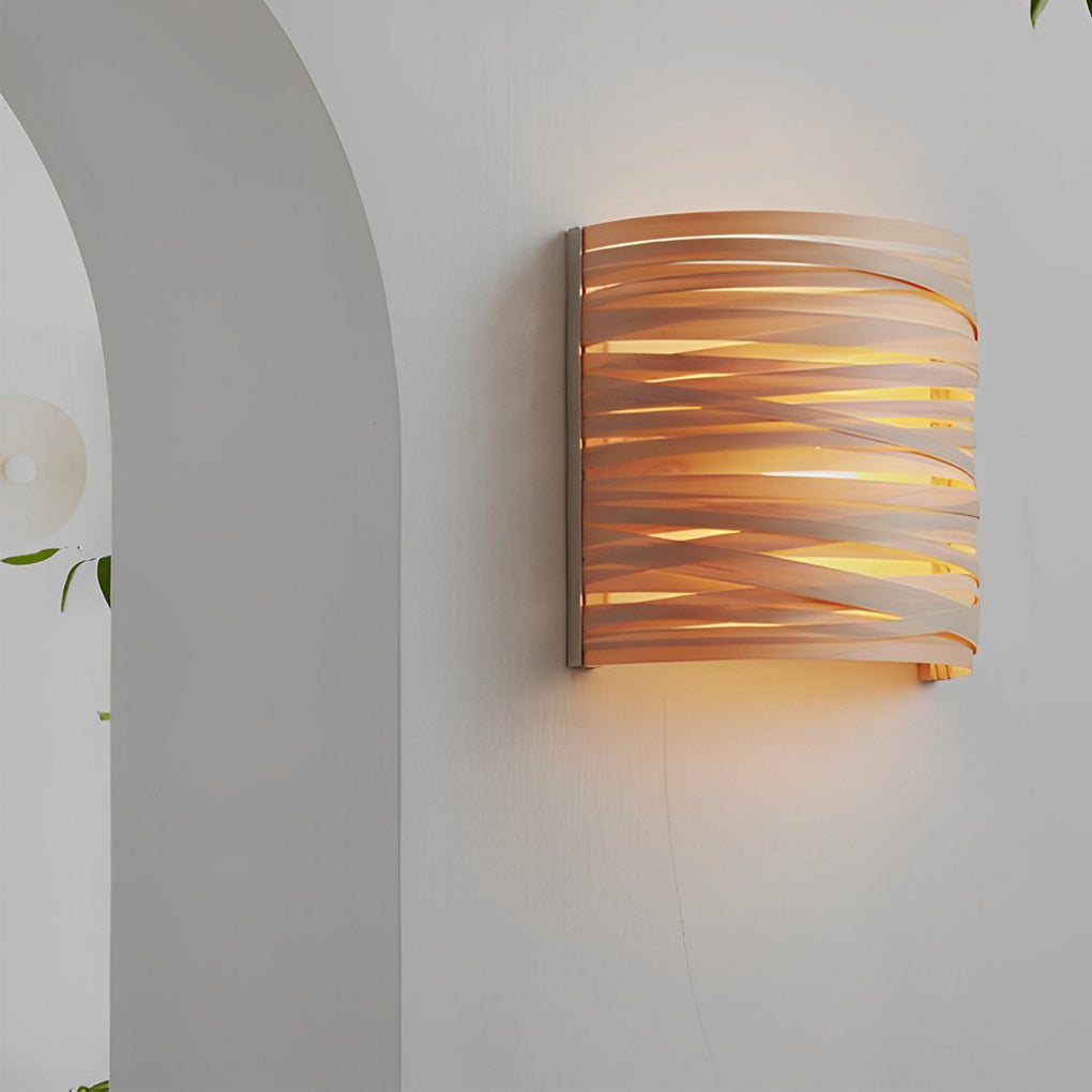Semi Cylindrical Handmade Wall Lamp Li002348