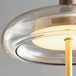 Minimalist Luxury Glass Wood Brass 3 Step Dimming Nordic Pendant Lights Li002766