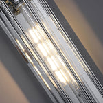 Industrial Vintage Flute Iron 1 Light Wall Lamp Chrome
