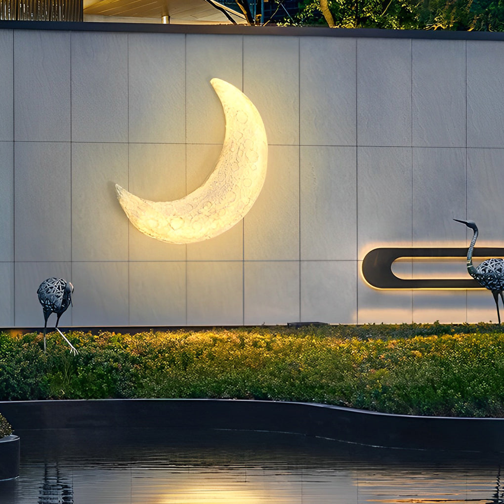 Moon Modern Outdoor Wall Sconce Li002278
