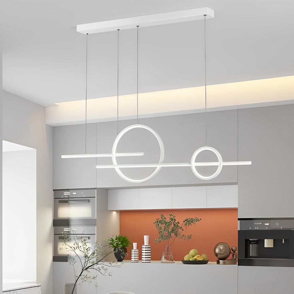 Long Strip Led Pendant Light Ha082375