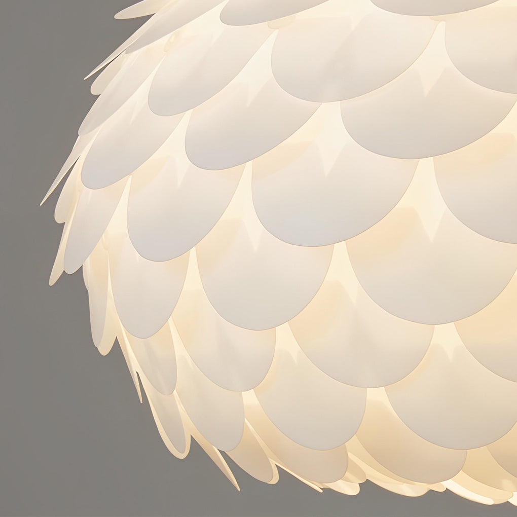 Round Fish Scales Pendant Light Ha096367