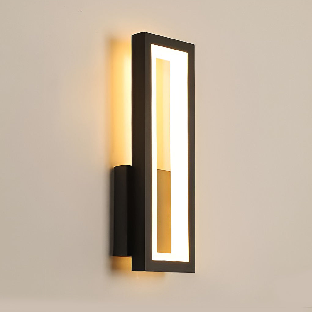 Modern Rectangular LED Wall Sconce for Contemporary Interiors