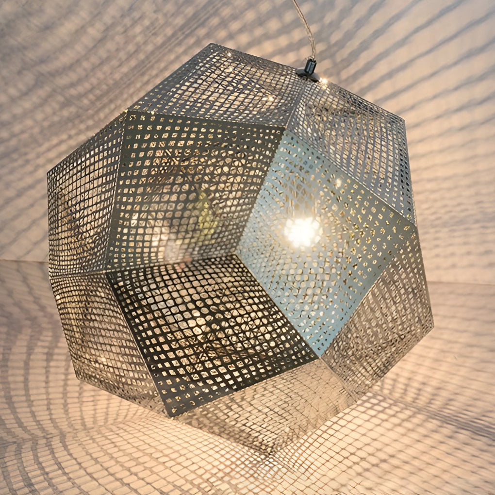 Geometric Round Pendant Light Li001974
