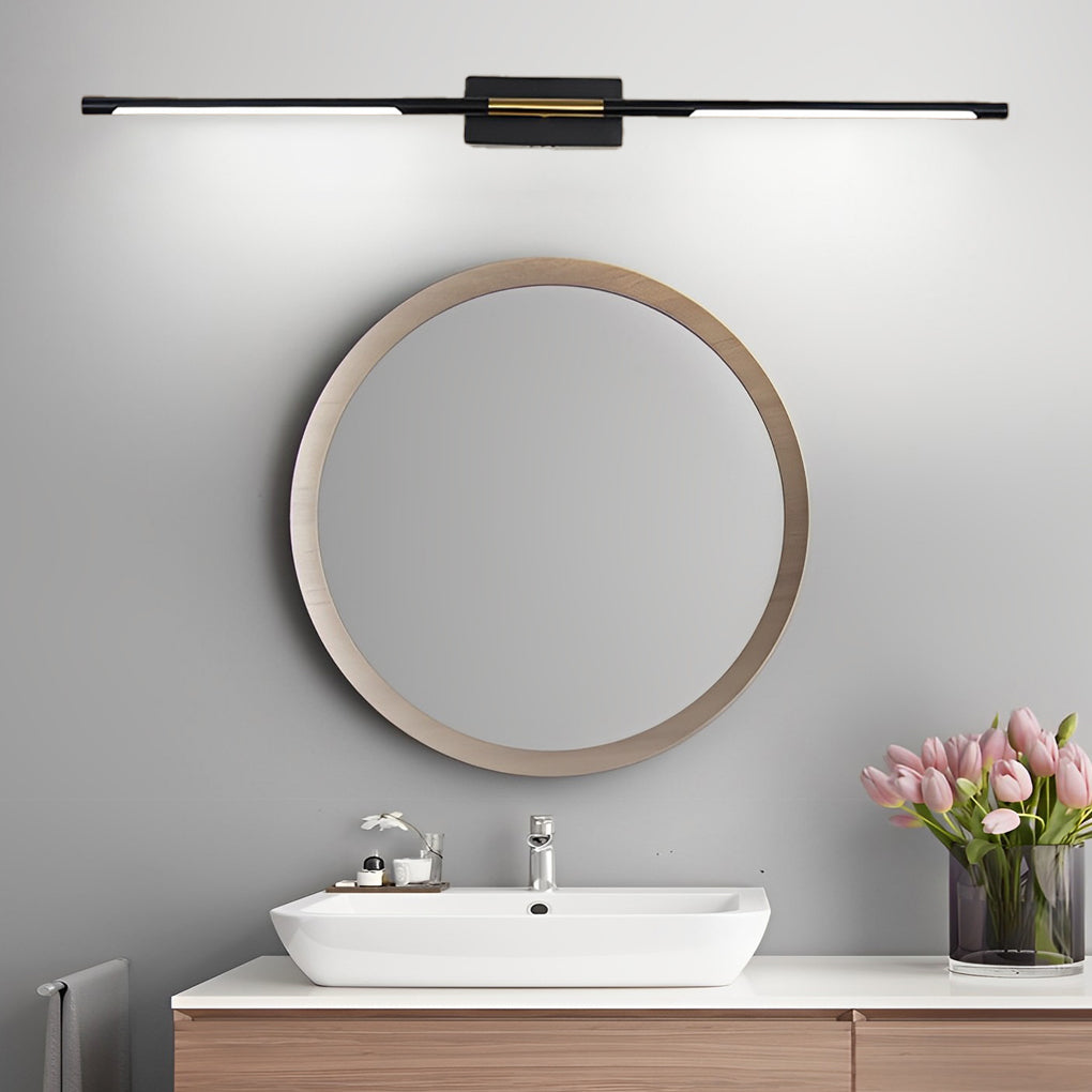 Black Gold Linear Led Bathroom Vanity Light Bar