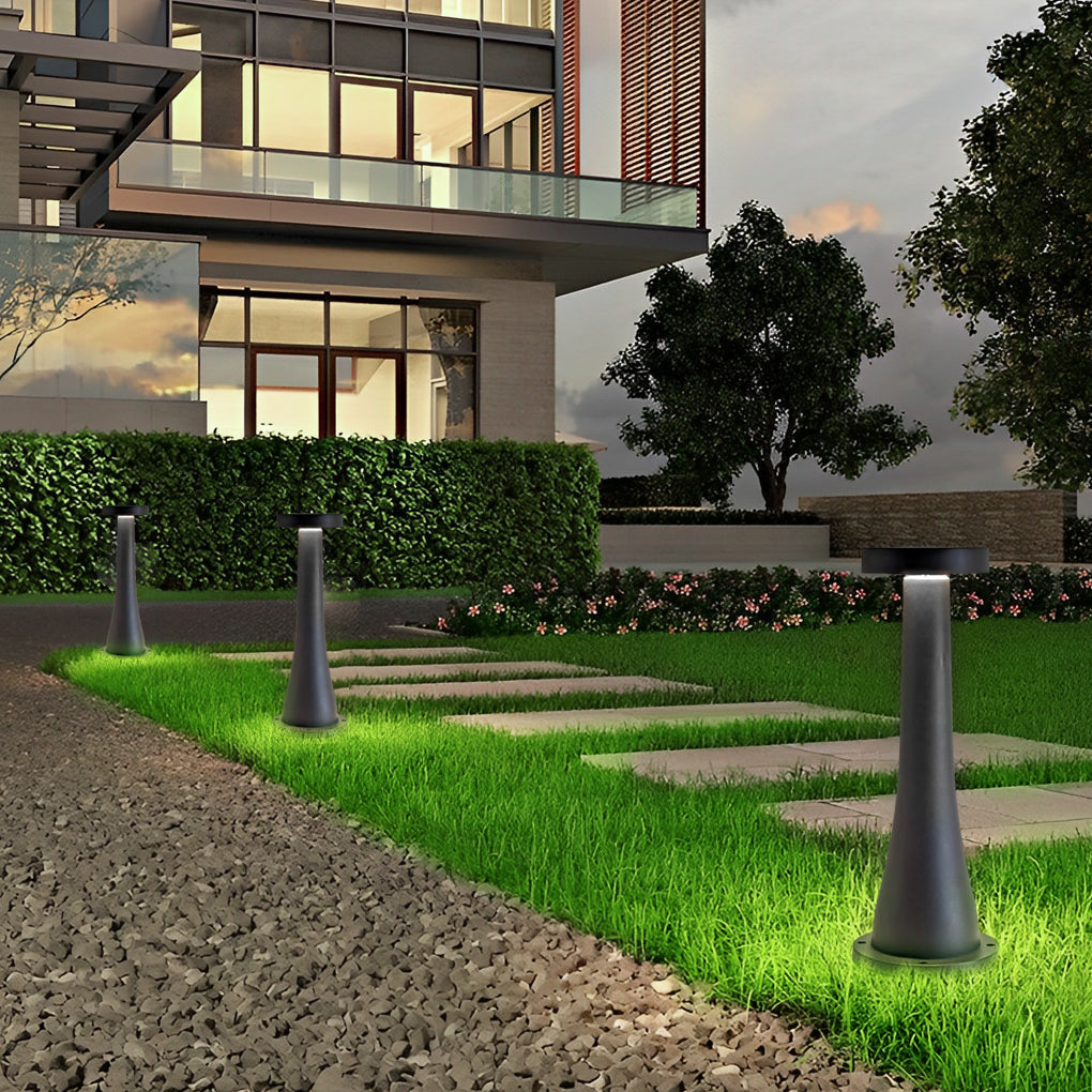 Aluminum Mushroom LED Pathway Lights for Modern Landscape Design