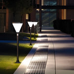 Geometric Waterproof Led Black Pathway Post Lights Li002037