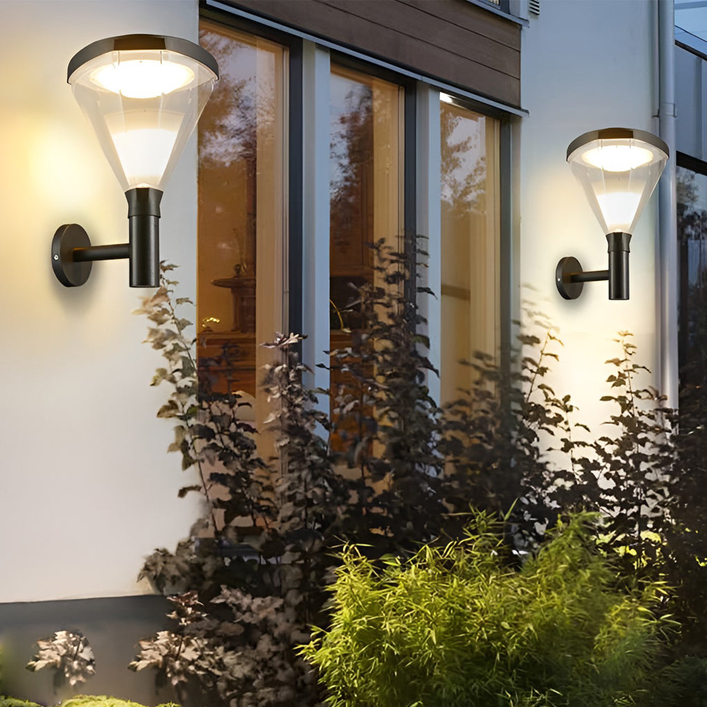 Geometric Outdoor Plug In Wall Lamp Li002041
