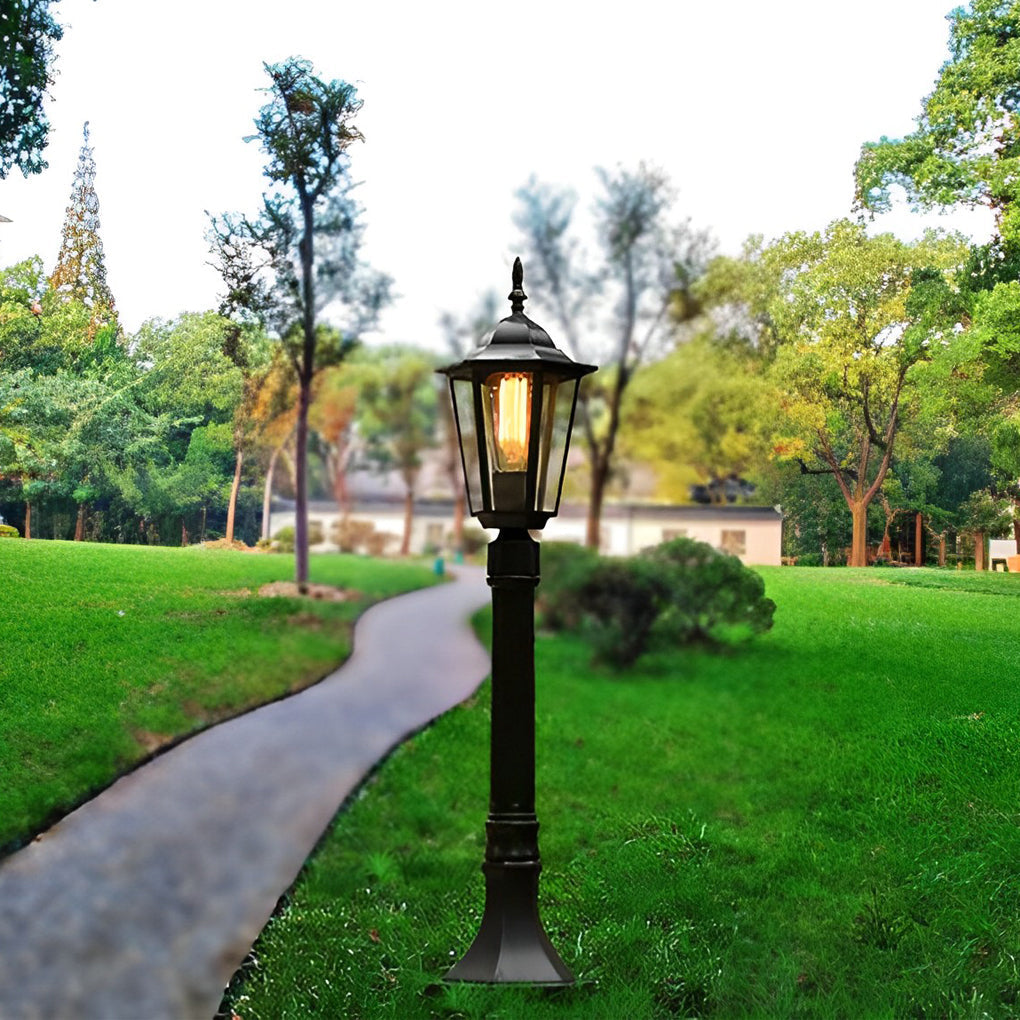 Retro Black Outdoor Pathway Light Li002091