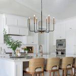 6 Lights Candlestick Chandelier Ha098569