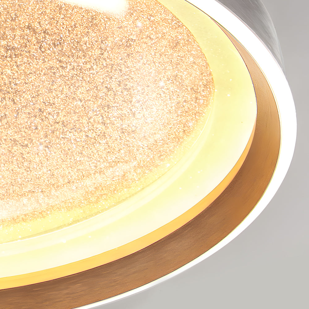 Round Acrylic Starry Sky 3 Step Dimming Led Simple Modern Ceiling Lamp