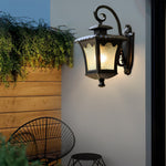Retro Glass Lantern Wall Lamp Li002250
