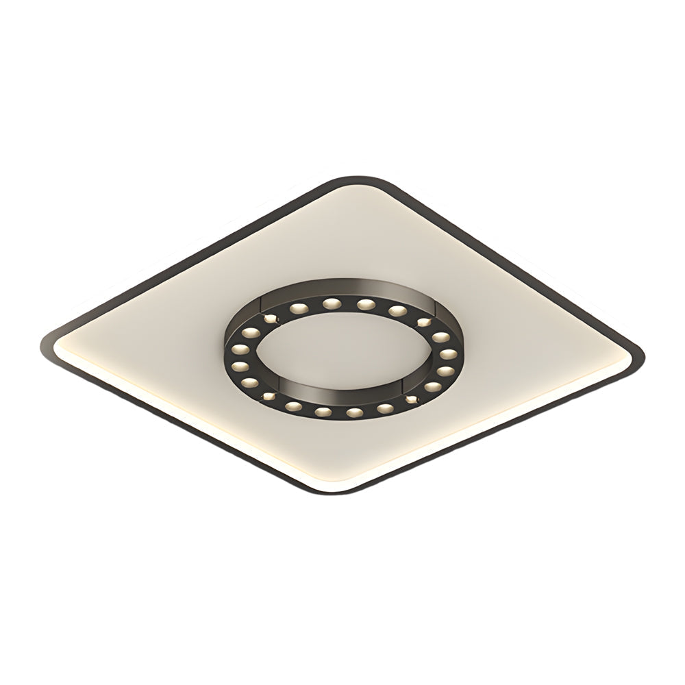 Square Round Led Anti Glare 3 Step Dimming Modern Ceiling Lights Fixture