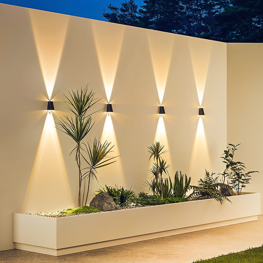 Up And Down Solar Wall Light Ha092798