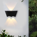 Led Up And Down Lights Waterproof Black Modern Wall Washer Light