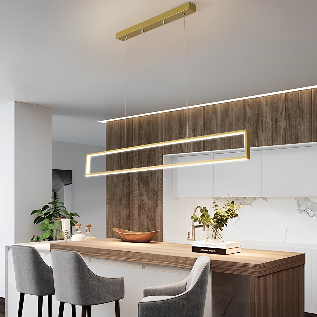 Rectangular Frame Led Modern Ceiling Lamp Li002170