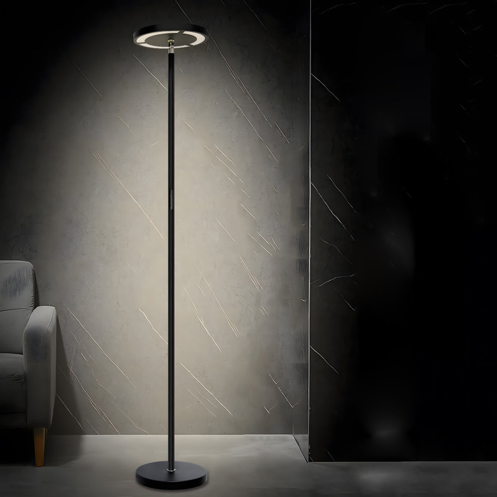 66 Inch Dimmable Rbg Led Torchiere Adjustable Floor Lamp