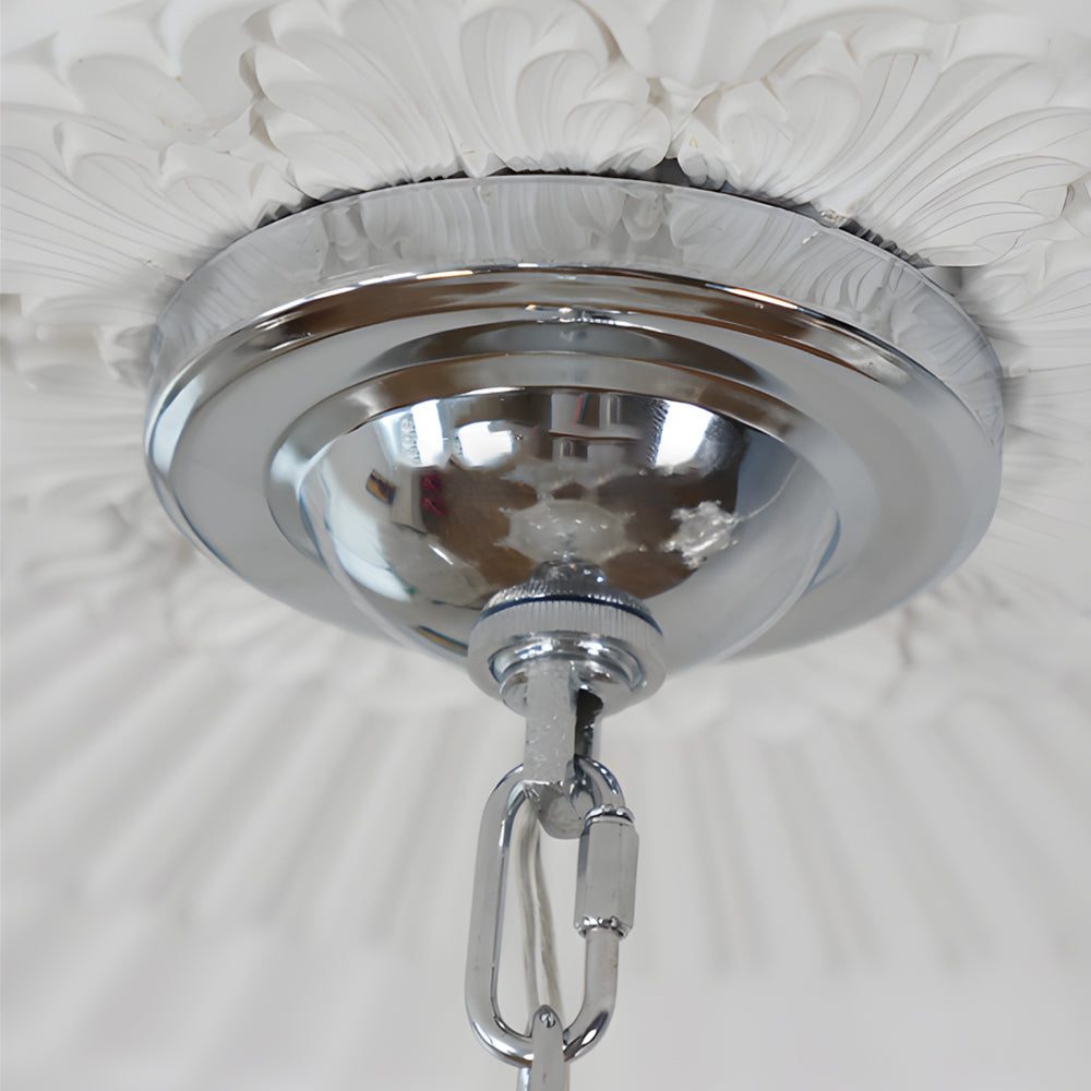 Elegant Pagoda Crystal Chandelier With Led Dimming Elegant Chrome Finish