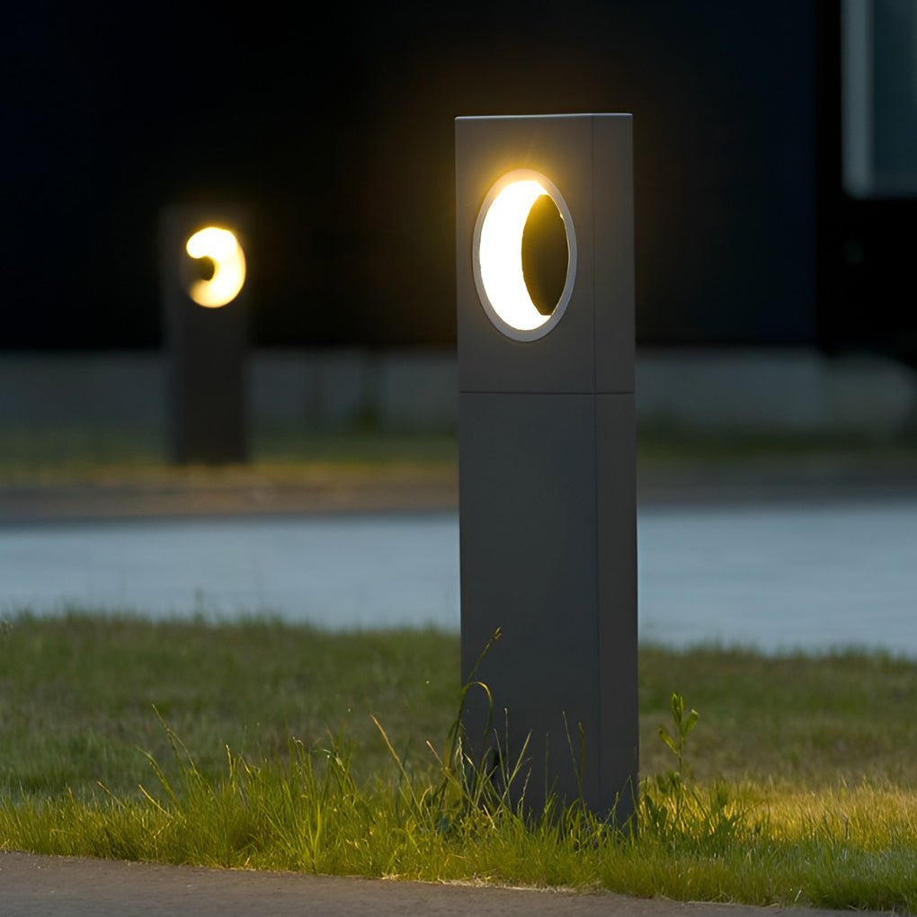 7W Led Black Modern Outdoor Pathway Light