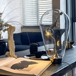 Touch Dimming Glass Bulb Desk Lamp