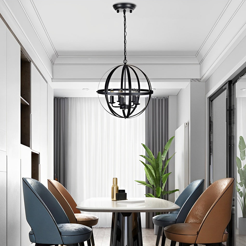 Iron Round Pendant Lights Li002124