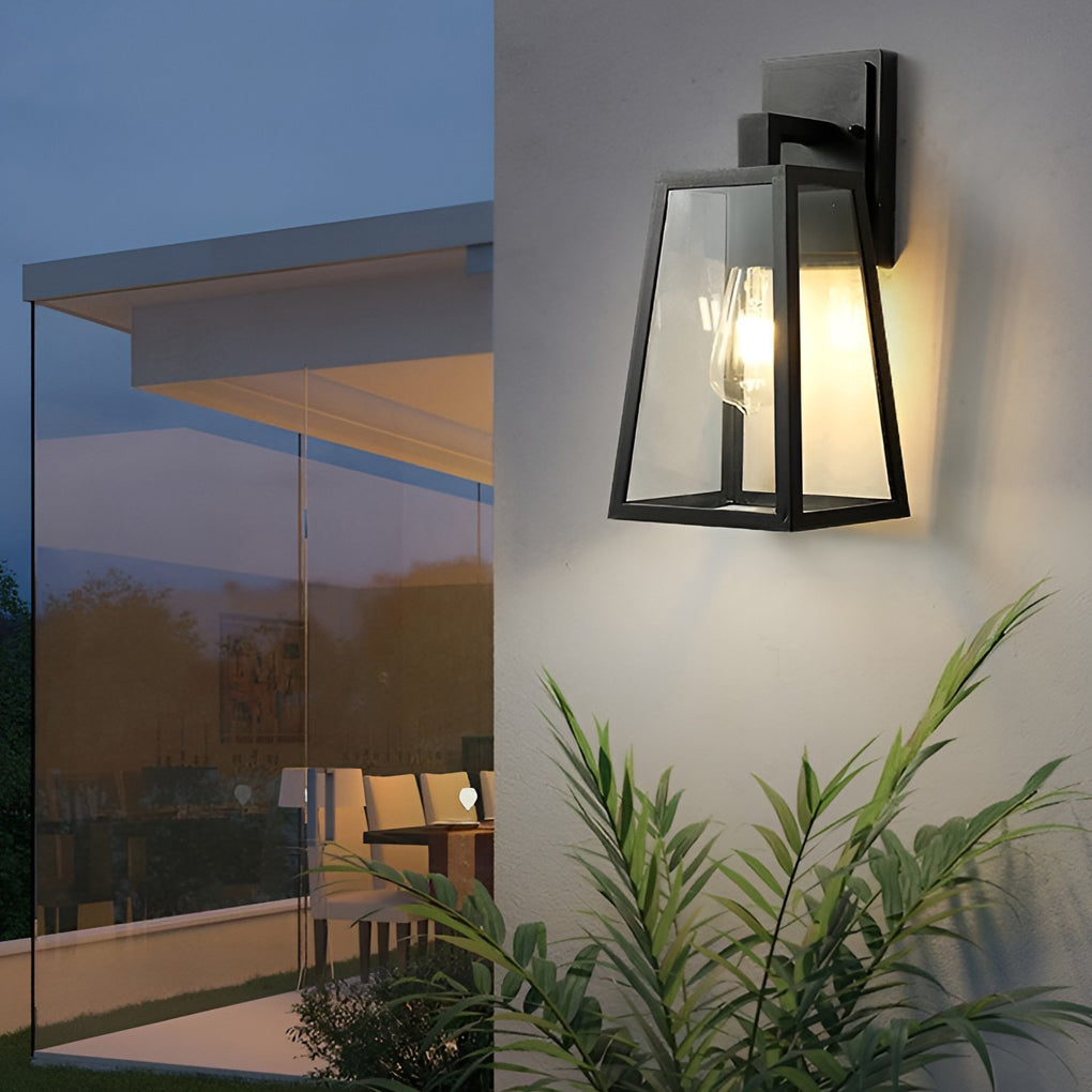 Trapezoidal Waterproof Led Vintage Outdoor Wall Light Wall Sconce Lighting