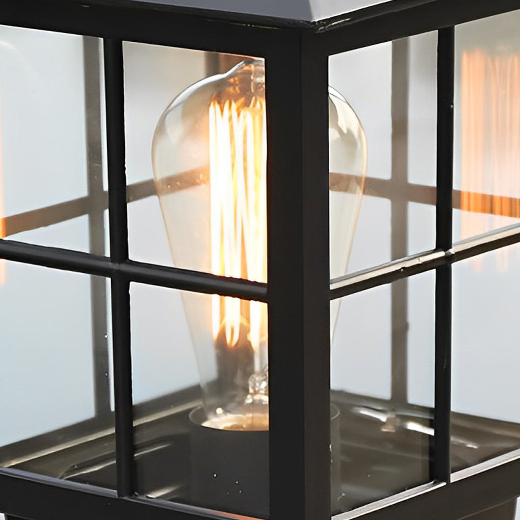 Traditional Square Solar Post Light Li002099