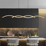 Wavy Lines Kitchen Ceiling Lamp Ha082788