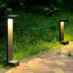 Modern Rectangular LED Pathway Lights for Garden Walkways – 10W, IP65 Waterproof, Black Aluminum