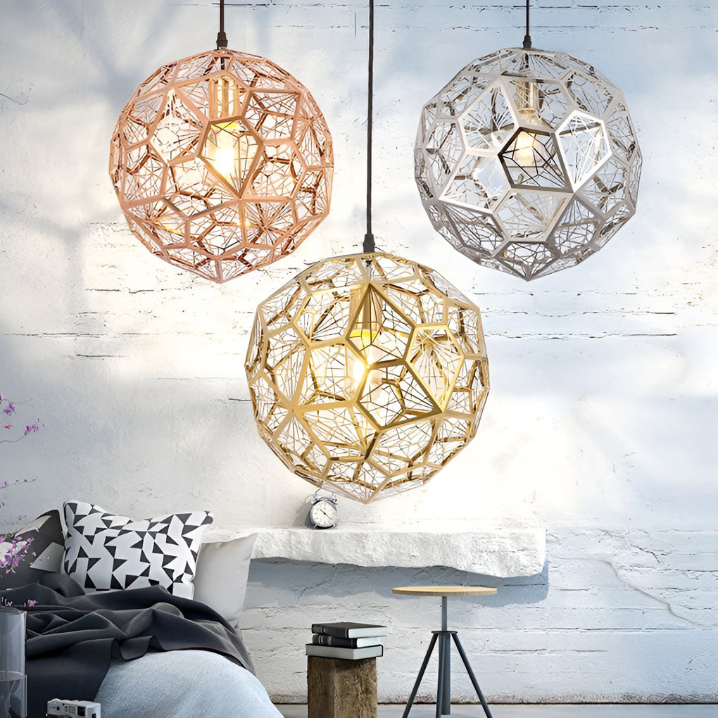Geometric Spherical Postmodern Pendant Light Li001972