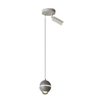 Small Metal Ball 3 Step Dimming Led Modern Pendant Lights With Spotlights