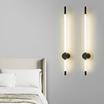 Modern LED Wall Sconce with Acrylic Shade in Black or Bronze