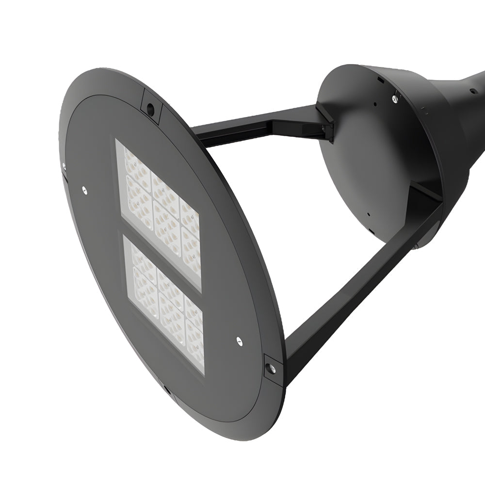 21 Inch Black Post Top Led Light Fixture